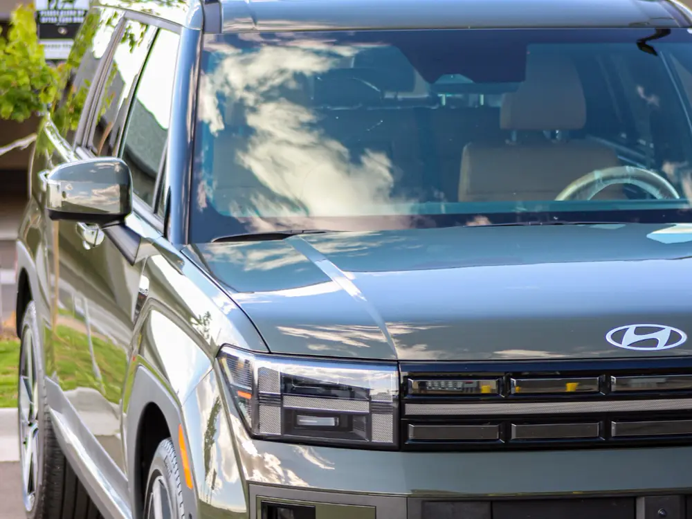 Glossy detailed car